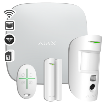 AJAX SYSTEMS - STARTER KIT CAM PLUS WHITE