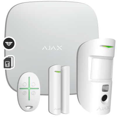 AJAX SYSTEMS - STARTER KIT CAM WHITE