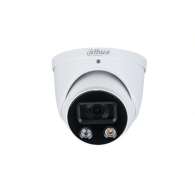 DAHUA - IPC-HDW3849HP-AS-PV-S3 TioC 2.0 Dome κάμερα ανάλυσης 8MP, με φακό 2.8mm. Ενσωματωμένο μικρόφωνο, ηχείο και φλας που αναβοσβήνει σε περίπτωση εισβολής.