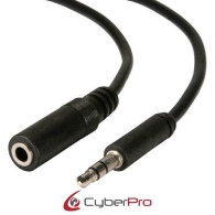 CYBERPRO CP-JMF050, Προέκταση Jack 3,5mm M/F, 5 μέτρα