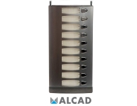 ALCAD MPS-010 Πρόσοψη μπουτονιέρας με 10 μονά μπουτόν