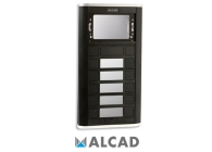 ALCAD PPS-52105 Πρόσοψη μπουτονιέρας με 5 μονά μπουτόν και θέση για 1 μονάδα
