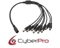CYBERPRO CP-DCS8 Διακλαδωτής DC τροφοδοσίας 1 Θηλ. σε 8 Αρσ.