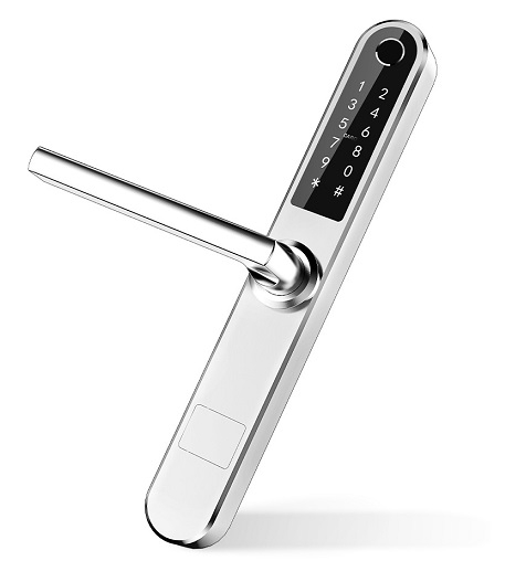 Κλειδαριά Airbnb Βluetooth FPB-E002  με ψηφιακό πληκτρολόγιο αφής ασημί