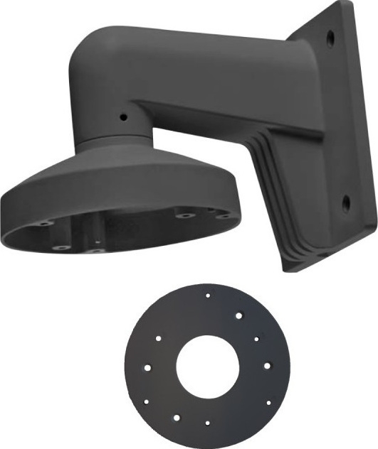 HIKVISION DS-1273ZJ-130-TRL BLACK Μεταλλική βάση τοίχου για Dome κάμερες, διαμέτρου περίπου 130mm