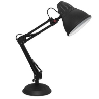 ACA 2429MBK  Φωτιστικό Γραφείου με Σπαστό Βραχίονα 16.2x51cm Μαύρο