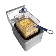 HENDI 205808 Φριτέζα Μονή, 4lt Λάδι, 3000W. Σειρά BLUE LINE