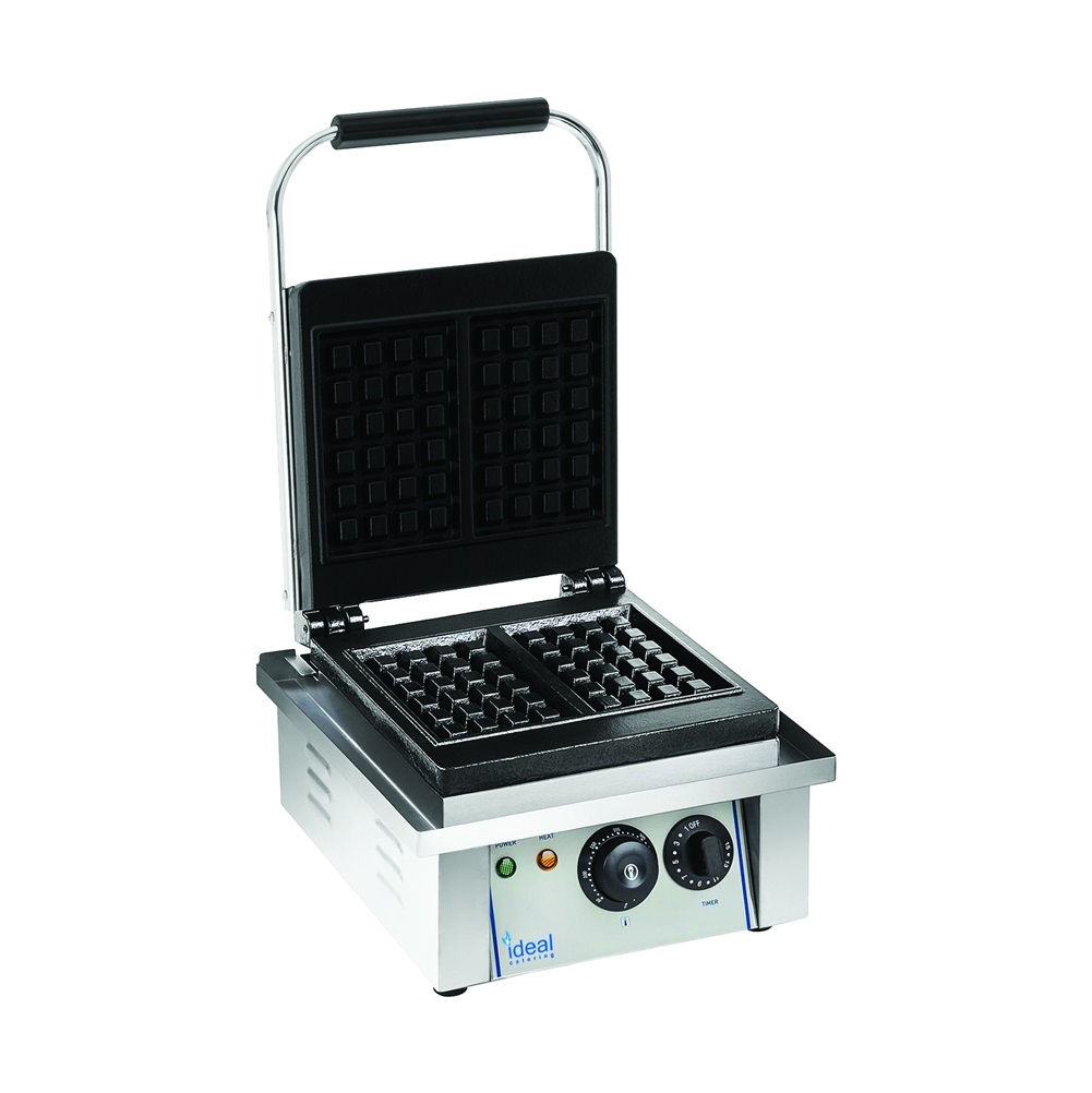 Επαγγελματική Βαφλιέρα, IWB-1S 1600W, πλάκα 28.5x25.5cm, KARAMCO