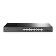 TP-Link TL-SL2428P  V5  JetStream? 24-Port 10 100 Mbps + 4-Port Gigabit Smart Switch with 24-Port PoE+