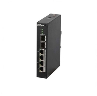 DAHUA - PFS3106-4ET-60-V2 4port Switch PoE+ (Hi-PoE), 1 θύρα uplink 1000Mbps, 1 θύρα SFP.