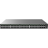 Grandstream GWN7806P 48-Port Enterprise-Grade Gigabit L2+ Managed PoE/PoE+ Switch with 6 SFP+ Ports