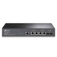 TP-Link TL-SX3206HPP JetStream 4-Port 10GBase-T and 2-Port 10GE SFP+ L2+ Managed Switch with 4-Port PoE++