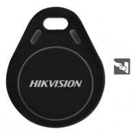 HIKVISION DS-PT-M1(BLACK) RFID proximity tag σε μορφή μπρελόκ, σε μαύρο χρώμα, τεχνολογίας Mifare