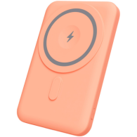 YENKEE YPB 501 OE Power Bank με Ενσύρματη(20W) και Ασύρματη(εως 15W) φόρτιση 5.000mAh, Μπεζ