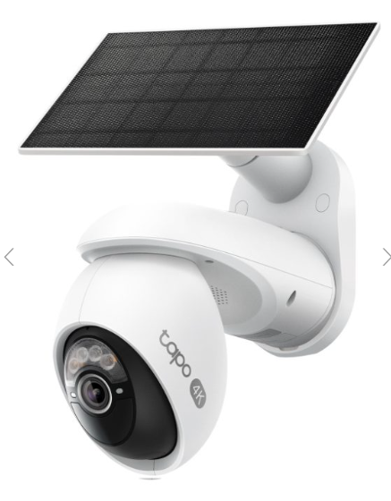 Tapo C660 KIT Camera Solar-Powered Pan/Tilt 4K 8MP 10000mAh battery &Solar Panel