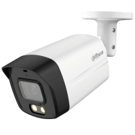 DAHUA - HAC-HFW1509TLM-A-LED-S2 Υβριδική Full Color κάμερα Bullet 5MP με φακό 3.6mm και ενσωματωμένο μικρόφωνο.