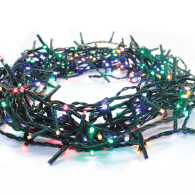 100LED ΛΑΜΠ ΣΕ ΣΕΙΡΑ 5cm ΠΟΛΥΧΡΩΜΑ ΑΝΤΑΠΤ 31VDC&8 ΠΡΟΓΡΑΜΜΑΤΑ IP44 5m ΠΡΑΣ ΚΑΛΩΔ