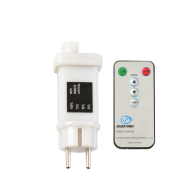 ΑΝΤΑΠΤΟΡΑΣ 31VDC 12W & IR REMOTE CONTROLLER (ON/OFF+TIMER+DIMMER), ΣΤΑΘΕΡΑ ΛΑΜΠΑΚΙΑ. MAX 1500LEDS