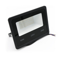 ADELEQ 3-3750100 ΠΡΟΒΟΛΕΑΣ LED-SMD 50W 230V 3000K IP65 ΜΑΥΡΟΣ