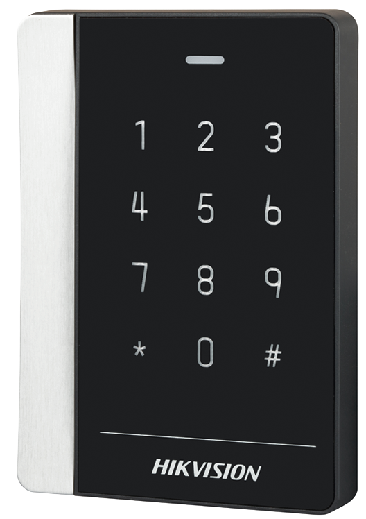 HIKVISION DS-K1102AMK Αναγνώστης καρτών Mifare σειράς Pro με πληκτρολόγιο.