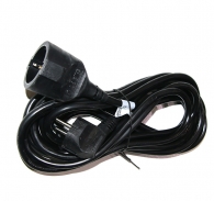 ADELEQ 15-315151 ΠΡΟΕΚΤΑΣΗ ΜΕ ΦΙΣ ΣΟΥΚΟ ΣΤΡΟΓΓΥΛΟ ΚΑΛΩΔΙΟ 3x1.5mm² 15μ ΜΑΥΡΗ