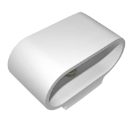 ADELEQ 21-11024 ΑΠΛΙΚΑ ΓΥΨΙΝΗ ΟΒΑΛ UP DOWN ΝΤΟΥΙ G9 180x90x100mm