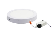 ADELEQ 21-01831000 LED ΦΩΤΙΣΤΙΚΟ ΟΡΟΦΗΣ ΑΛΟΥΜΙΝΙΟΥ ΣΤΡΟΓΓΥΛΟ 18W 3000K ΛΕΥΚΟ