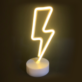 ΑΣΤΡΑΠΗ, 34LED NEON ΛΑΜΠΑΚΙΑ ΜΕ ΜΠΑΤΑΡΙΑ (3xAA)/USB, ΘΕΡΜΟ ΛΕΥΚΟ, IP20, 11x10x28cm