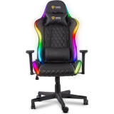 YENKEE YGC 300RGB STARDUST Gaming Καρέκλα Δερματίνης με Ρυθμιζόμενα Μπράτσα και RGB Φωτισμό