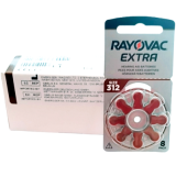 Rayovac Extra Advanced Μπαταρίες Ακουστικών Βαρηκοΐας 312 1.45V 80τμχ