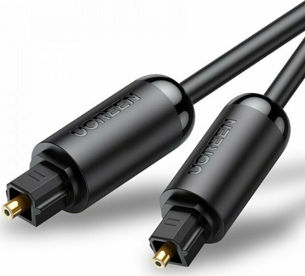 Ugreen 70891 Optical Audio Cable TOS male - TOS male Μαύρο 1.5m