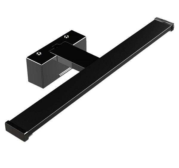 ADELEQ 3-6001211 ΦΩΤΙΣΤΙΚΟ LED ΛΟΥΤΡΟΥ ΑΛΟΥΜ.&PC 60cm 12W IP44 4000K ΜΑΥΡΟ ΜΕ ΒΑΣΗ